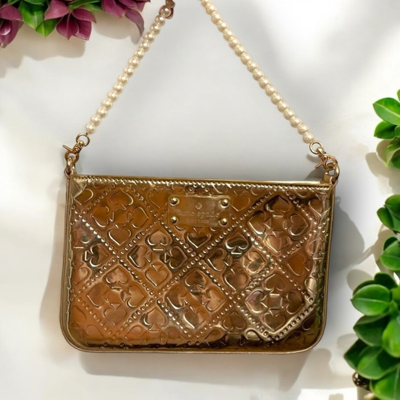 kate spade Bags Kate Spade Gold Metallic Poshmark